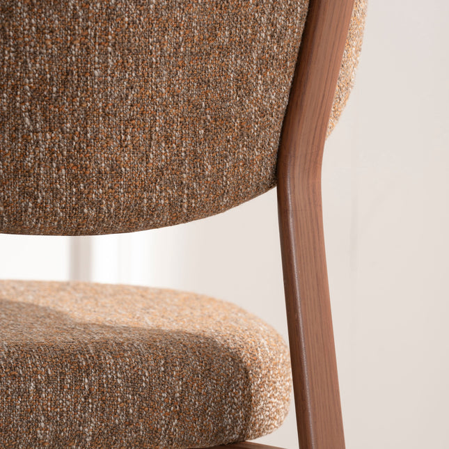 Jane Eetkamerstoel - Bruin Walnoot