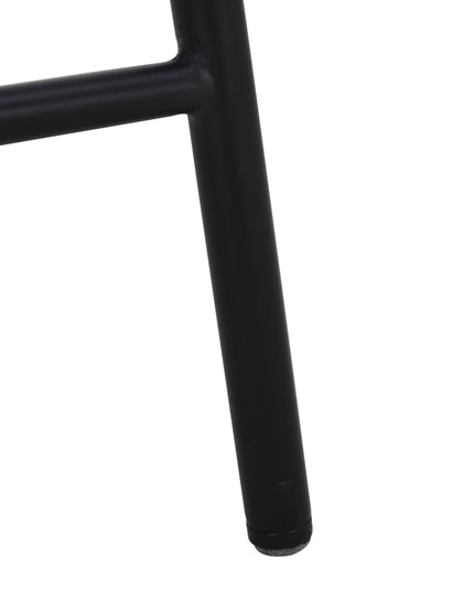 Jenna Barstoel - Grijs - Zwarte Poten