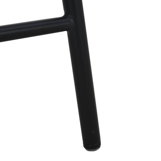 Jenna Barstoel - Grijs - Zwarte Poten