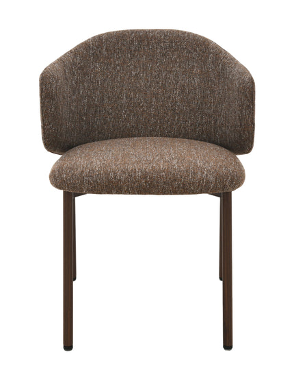 Jenna Eetkamerstoel - Bruin - Walnoot Poten