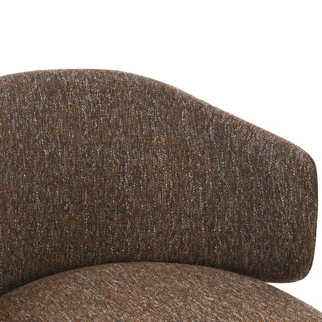 Jenna Eetkamerstoel - Bruin - Walnoot Poten