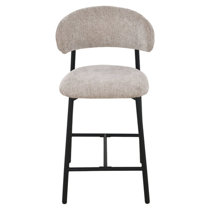 Kiara Barstoel - Beige Chenille