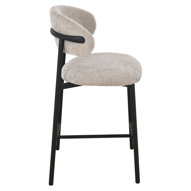 Kiara Barstuhl – Beige Chenille
