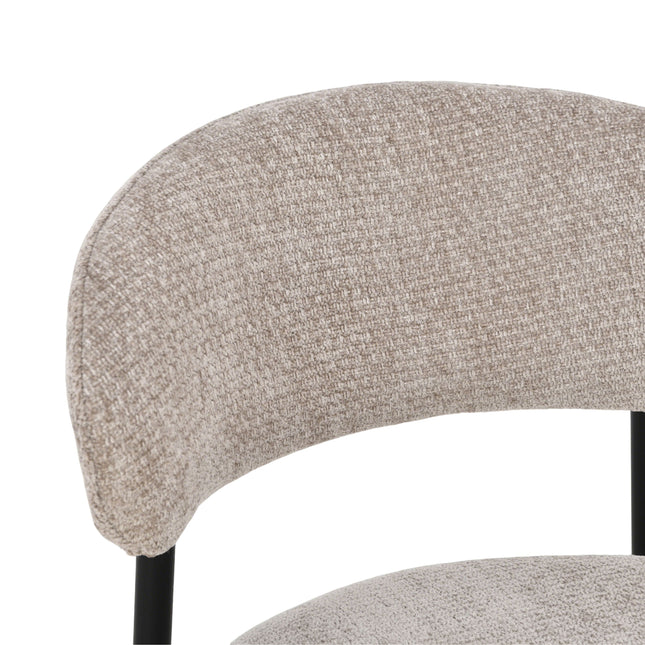 Kiara Barstuhl – Beige Chenille