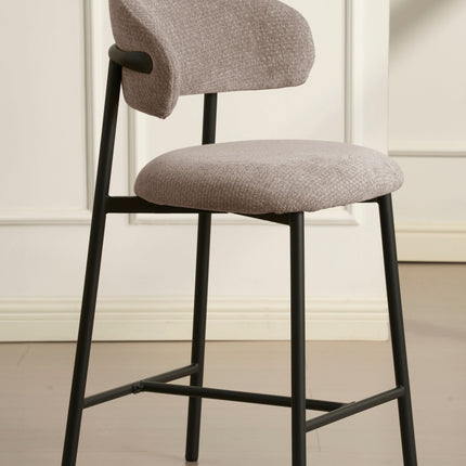 Kiara Barstoel - Beige Chenille