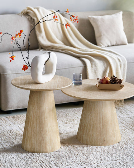 Couchtisch Kori - Travertin-Optik - 45cm