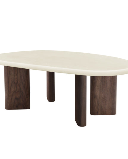 Salontafel Lea - Microcement Walnoot - 130cm