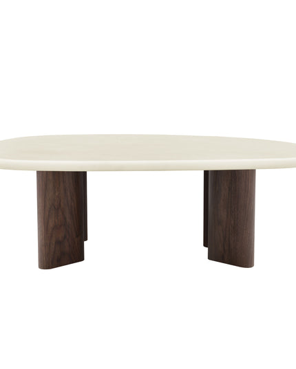 Salontafel Lea - Microcement Walnoot - 130cm