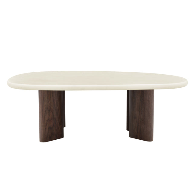 Salontafel Lea - Microcement Walnoot - 130cm