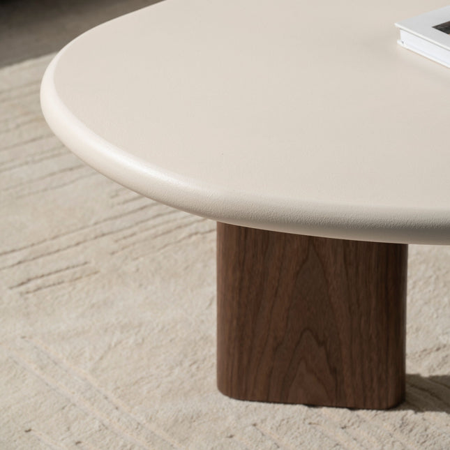 Salontafel Lea - Microcement Walnoot - 130cm