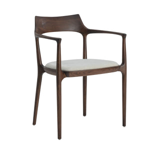 Levi Walnoot Eetkamerstoel - Japandi Beige