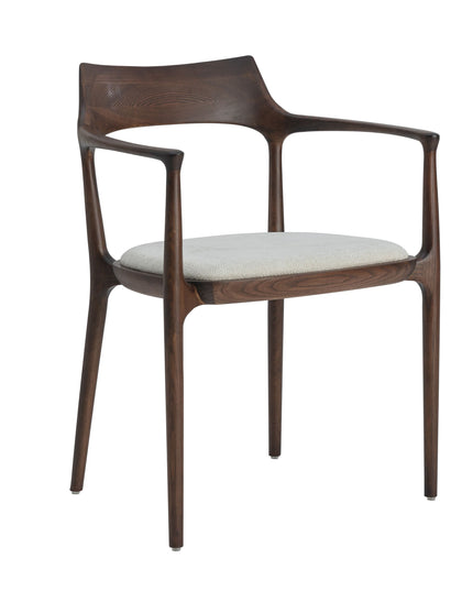 Levi Walnoot Eetkamerstoel - Japandi Beige