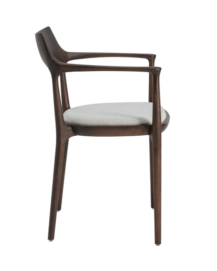 Levi Walnoot Eetkamerstoel - Japandi Beige