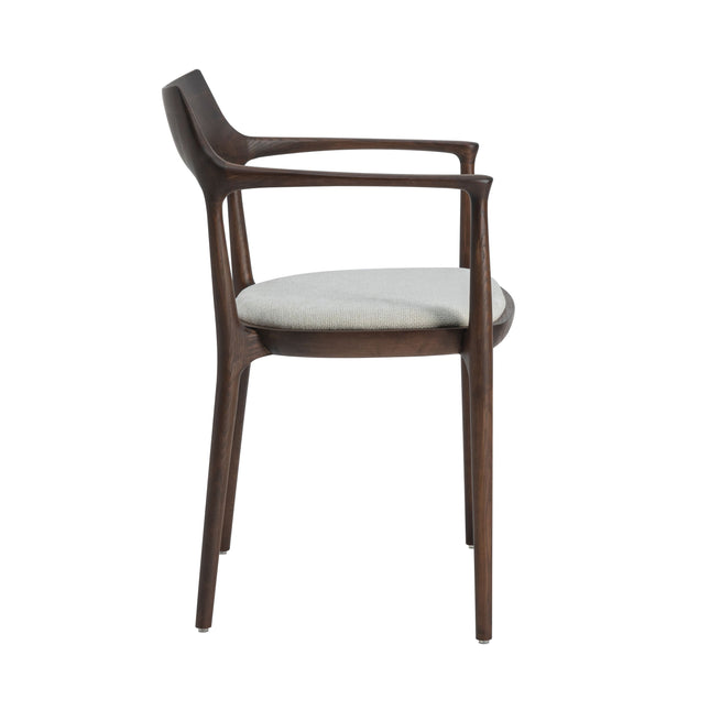 Levi Walnoot Eetkamerstoel - Japandi Beige