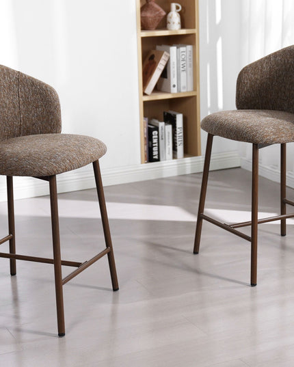 Jenna Barstoel - Bruin - Walnoot Poten