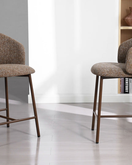 Jenna Barstoel - Bruin - Walnoot Poten