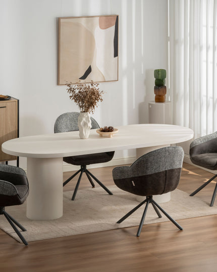 Eettafel Lima - Beige Microcement - 200cm