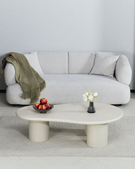 Salontafel Lima - Beige Microcement - 130cm