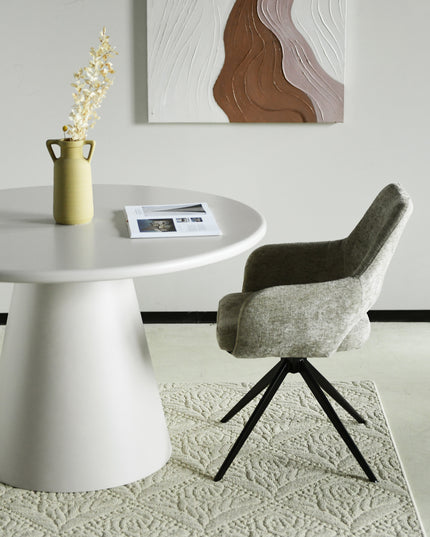 Esstisch Lima - Mikrozement - Rund 120cm