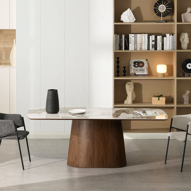 Eettafel Lou - Walnoot Fineer - Keramisch 200cm