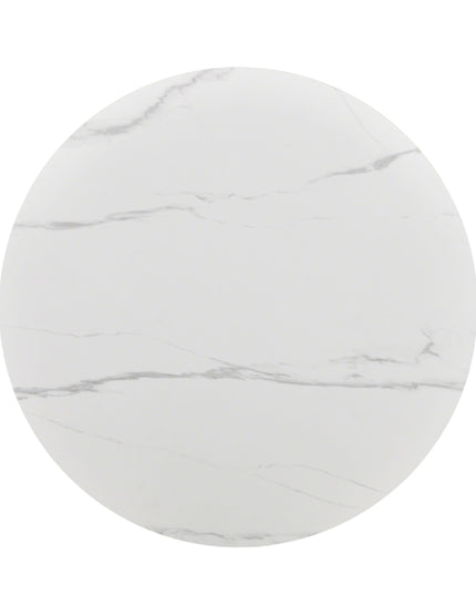 Eettafel Rond Lou - Keramisch Walnoot Fineer -  120cm