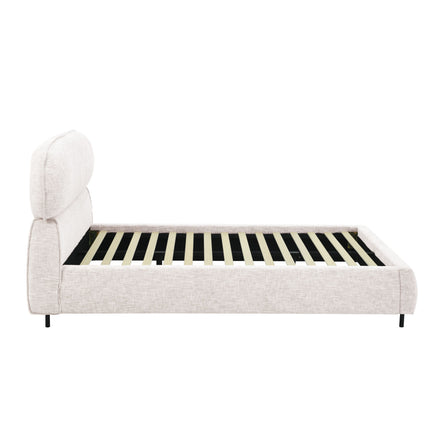 Lit Luka - Chenille beige - 180 cm x 200 cm