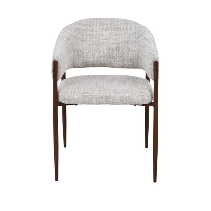 Luna Esszimmerstuhl – Beige Walnuss