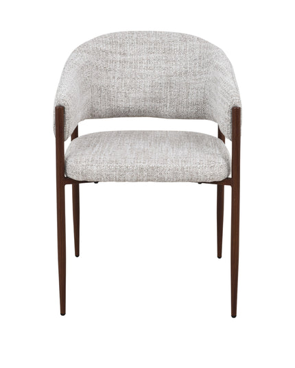 Luna Eetkamerstoel - Beige Walnoot