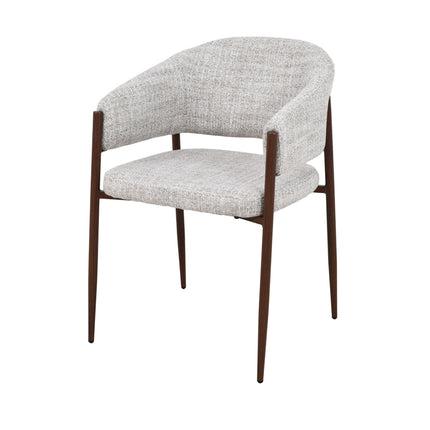 Luna Esszimmerstuhl – Beige Walnuss