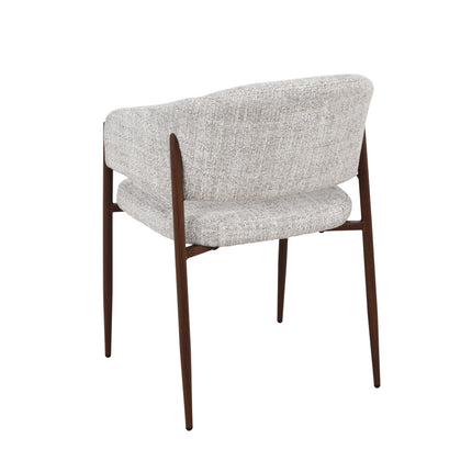 Luna Esszimmerstuhl – Beige Walnuss