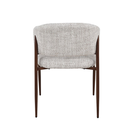 Luna Esszimmerstuhl – Beige Walnuss
