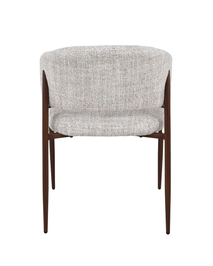 Luna Eetkamerstoel - Beige Walnoot