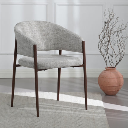 Luna Esszimmerstuhl – Beige Walnuss