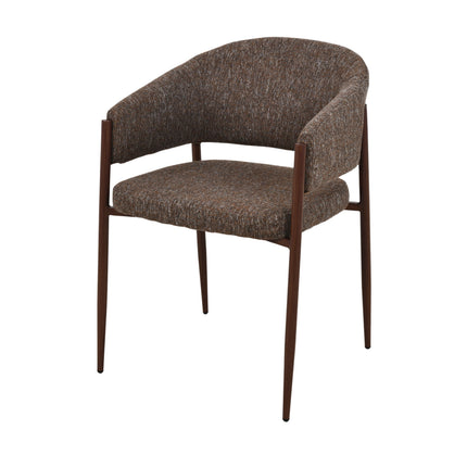 Chaise de salle à manger Luna - Noyer brun