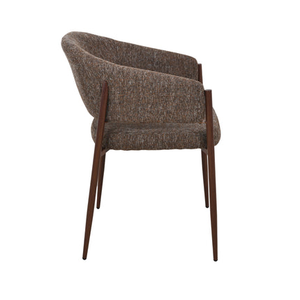 Chaise de salle à manger Luna - Noyer brun