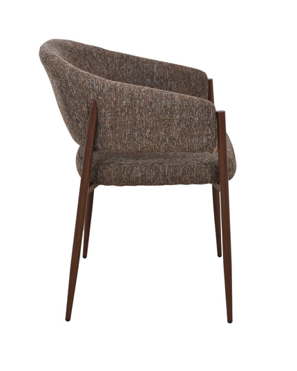 Luna Eetkamerstoel - Bruin Walnoot