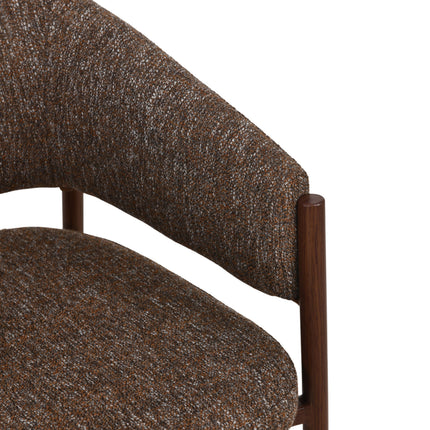 Chaise de salle à manger Luna - Noyer brun