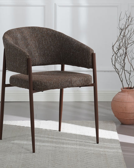 Luna Eetkamerstoel - Bruin Walnoot