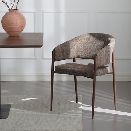 Chaise de salle à manger Luna - Noyer brun