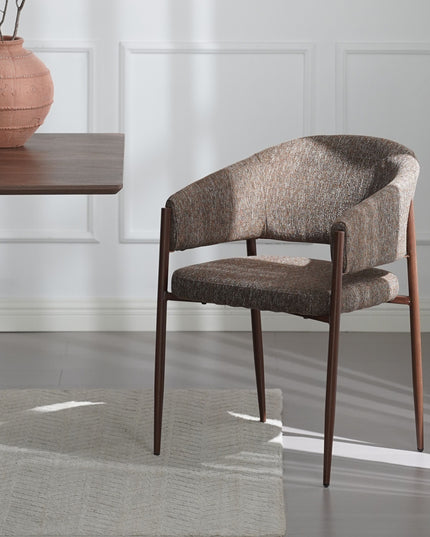 Luna Eetkamerstoel - Bruin Walnoot