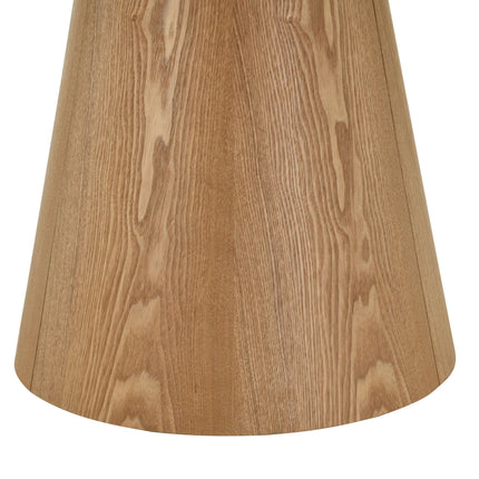 Ronde tafel Maya - Naturel Fineer - Uitschuifbaar 120-160cm