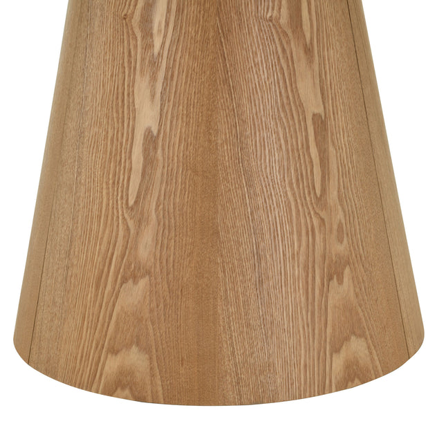 Ronde tafel Maya - Naturel Fineer - Uitschuifbaar 120-160cm