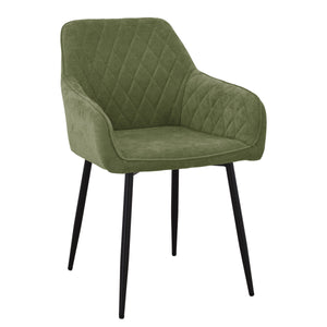 Mila Eetkamerstoel - Groen - Weave