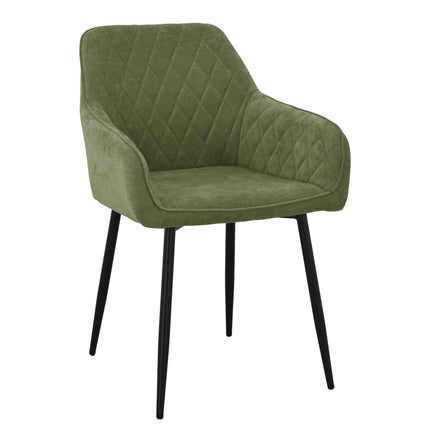 Mila Eetkamerstoel - Groen - Weave