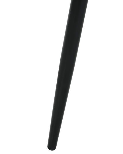 Chaise de salle à manger Mila - Noir - Velours