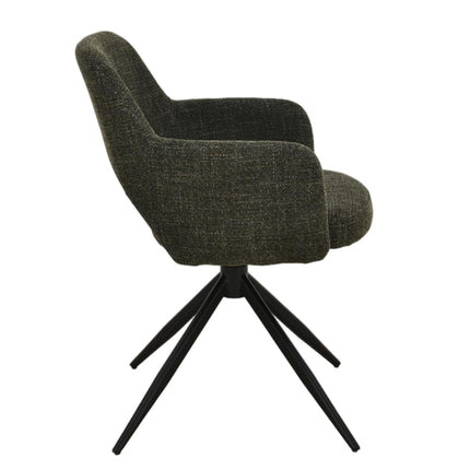 Nova Eetkamerstoel V2 - Groen Weave