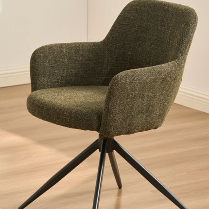 Nova Eetkamerstoel V2 - Groen Weave