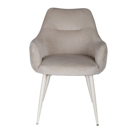 Ivy Esszimmerstuhl – Beige Rib