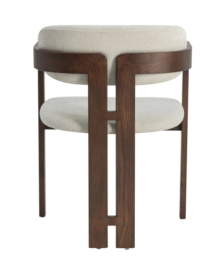 Romeo Walnoot Eetkamerstoel - Beige