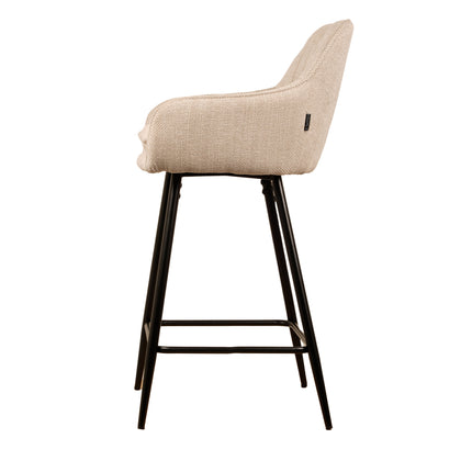 Rose Barhocker – Beige – Geflecht